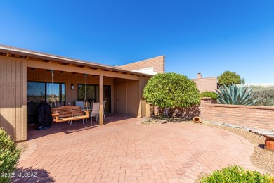 Spacious open-concept living area with stunning mountain views on Canoa Hills Golf Course in Arizona - for sale on GolfHomes.com, golf home, golf lot