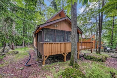 Chalet in the woods in the Northern Poconos, just over two hours on The Hideout Golf in Pennsylvania - for sale on GolfHomes.com, golf home, golf lot