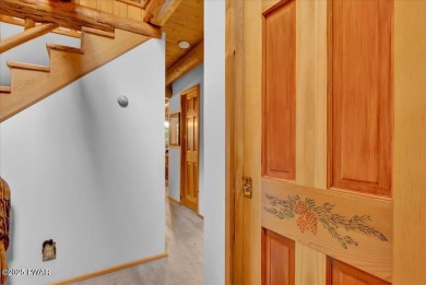 LAKEFRONT LOG DREAM HOME!  Real authentic log home nestled on on Forest Lake Club in Pennsylvania - for sale on GolfHomes.com, golf home, golf lot
