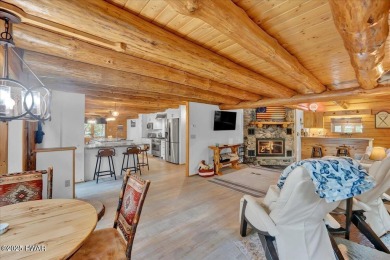 LAKEFRONT LOG DREAM HOME!  Real authentic log home nestled on on Forest Lake Club in Pennsylvania - for sale on GolfHomes.com, golf home, golf lot