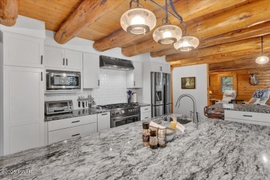 LAKEFRONT LOG DREAM HOME!  Real authentic log home nestled on on Forest Lake Club in Pennsylvania - for sale on GolfHomes.com, golf home, golf lot