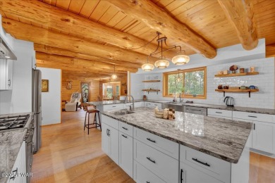 LAKEFRONT LOG DREAM HOME!  Real authentic log home nestled on on Forest Lake Club in Pennsylvania - for sale on GolfHomes.com, golf home, golf lot