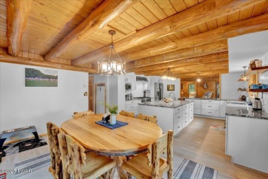LAKEFRONT LOG DREAM HOME!  Real authentic log home nestled on on Forest Lake Club in Pennsylvania - for sale on GolfHomes.com, golf home, golf lot