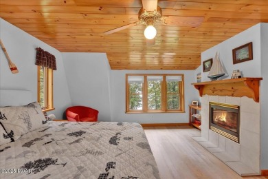 LAKEFRONT LOG DREAM HOME!  Real authentic log home nestled on on Forest Lake Club in Pennsylvania - for sale on GolfHomes.com, golf home, golf lot