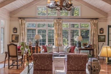 The fabulous outdoor great room defines this charming, classic on Highlands Country Club in North Carolina - for sale on GolfHomes.com, golf home, golf lot