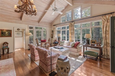The fabulous outdoor great room defines this charming, classic on Highlands Country Club in North Carolina - for sale on GolfHomes.com, golf home, golf lot