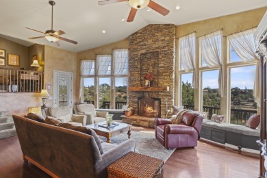 This Tuscany-inspired home, perched atop a hill in the highly on Payson Golf Course in Arizona - for sale on GolfHomes.com, golf home, golf lot