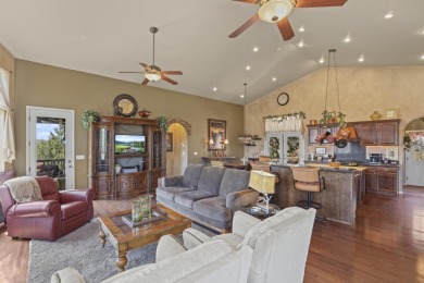 This Tuscany-inspired home, perched atop a hill in the highly on Payson Golf Course in Arizona - for sale on GolfHomes.com, golf home, golf lot