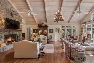 The fabulous outdoor great room defines this charming, classic on Highlands Country Club in North Carolina - for sale on GolfHomes.com, golf home, golf lot