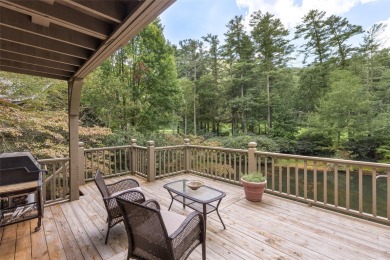 The fabulous outdoor great room defines this charming, classic on Highlands Country Club in North Carolina - for sale on GolfHomes.com, golf home, golf lot