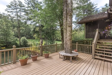 The fabulous outdoor great room defines this charming, classic on Highlands Country Club in North Carolina - for sale on GolfHomes.com, golf home, golf lot