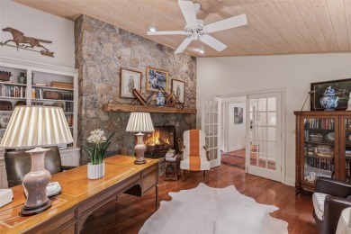 The fabulous outdoor great room defines this charming, classic on Highlands Country Club in North Carolina - for sale on GolfHomes.com, golf home, golf lot