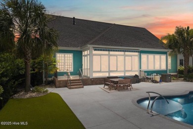 Experience the pinnacle of luxury living in this exquisite 4,200 on Members Club At St. James Plantation in North Carolina - for sale on GolfHomes.com, golf home, golf lot