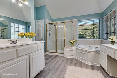 Beautifully updated 4-bedroom, 4-bath home tucked away in the on Sky Creek Ranch Golf Club in Texas - for sale on GolfHomes.com, golf home, golf lot