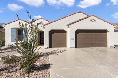 This impeccably maintained residence boasts sophisticated on Tuscany Falls At Pebble Creek in Arizona - for sale on GolfHomes.com, golf home, golf lot