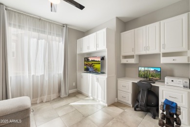 This impeccably maintained residence boasts sophisticated on Tuscany Falls At Pebble Creek in Arizona - for sale on GolfHomes.com, golf home, golf lot