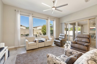 This impeccably maintained residence boasts sophisticated on Tuscany Falls At Pebble Creek in Arizona - for sale on GolfHomes.com, golf home, golf lot
