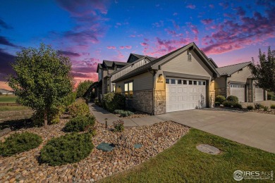 Exquisite luxury townhome with golf course views and exceptional on Harmony Golf Club in Colorado - for sale on GolfHomes.com, golf home, golf lot