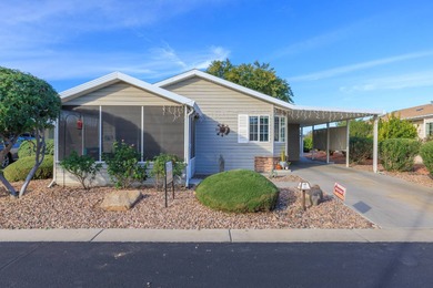 Come see this sweet 2 bedroom 2 bath cutie. No carpet, stainless on Augusta Ranch Golf Club in Arizona - for sale on GolfHomes.com, golf home, golf lot