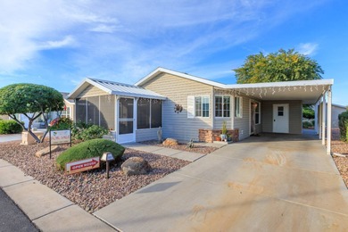 Come see this sweet 2 bedroom 2 bath cutie. No carpet, stainless on Augusta Ranch Golf Club in Arizona - for sale on GolfHomes.com, golf home, golf lot