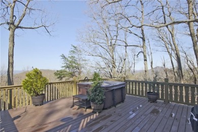 Views for miles from the decks of this beautiful mountain home on Bent Tree Golf Course in Georgia - for sale on GolfHomes.com, golf home, golf lot