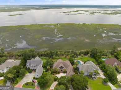 Nestled in the prestigious gated community of Oak Grove Island on Oak Grove Island Golf and Country Club in Georgia - for sale on GolfHomes.com, golf home, golf lot