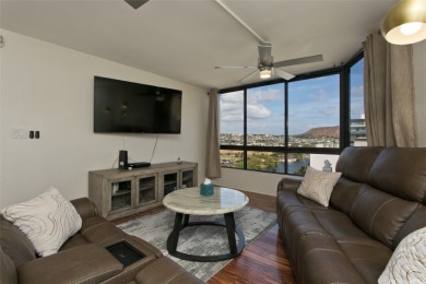 Large corner unit. Bright, Breezy. Ala Wai Canal, Mountain, Golf on Ala Wai Golf Course in Hawaii - for sale on GolfHomes.com, golf home, golf lot
