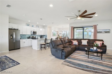 Impeccably maintained 2022 construction shows comparable to new on Burnt Store Golf Club in Florida - for sale on GolfHomes.com, golf home, golf lot
