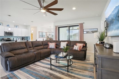 Impeccably maintained 2022 construction shows comparable to new on Burnt Store Golf Club in Florida - for sale on GolfHomes.com, golf home, golf lot
