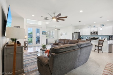 Impeccably maintained 2022 construction shows comparable to new on Burnt Store Golf Club in Florida - for sale on GolfHomes.com, golf home, golf lot