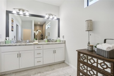 Impeccably maintained 2022 construction shows comparable to new on Burnt Store Golf Club in Florida - for sale on GolfHomes.com, golf home, golf lot