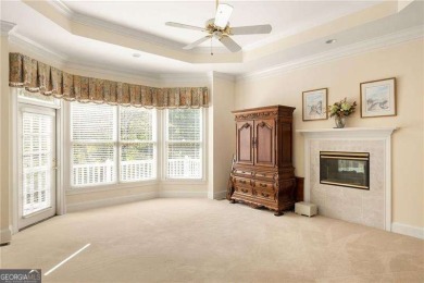 Tucked away in The Highlands at White Oak, this stately home on Canongate On White Oak Golf Course in Georgia - for sale on GolfHomes.com, golf home, golf lot