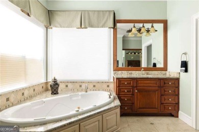 Tucked away in The Highlands at White Oak, this stately home on Canongate On White Oak Golf Course in Georgia - for sale on GolfHomes.com, golf home, golf lot