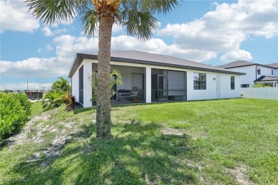 Impeccably maintained 2022 construction shows comparable to new on Burnt Store Golf Club in Florida - for sale on GolfHomes.com, golf home, golf lot