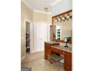 Tucked away in The Highlands at White Oak, this stately home on Canongate On White Oak Golf Course in Georgia - for sale on GolfHomes.com, golf home, golf lot