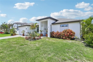 Impeccably maintained 2022 construction shows comparable to new on Burnt Store Golf Club in Florida - for sale on GolfHomes.com, golf home, golf lot