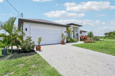 Impeccably maintained 2022 construction shows comparable to new on Burnt Store Golf Club in Florida - for sale on GolfHomes.com, golf home, golf lot