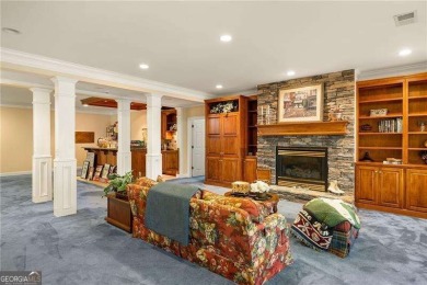Tucked away in The Highlands at White Oak, this stately home on Canongate On White Oak Golf Course in Georgia - for sale on GolfHomes.com, golf home, golf lot
