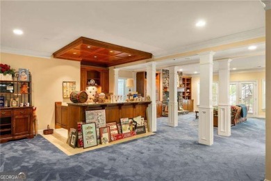 Tucked away in The Highlands at White Oak, this stately home on Canongate On White Oak Golf Course in Georgia - for sale on GolfHomes.com, golf home, golf lot