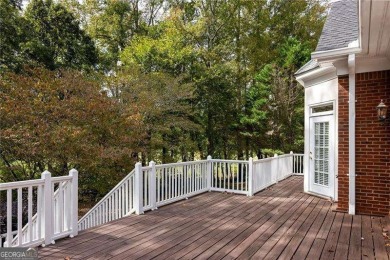 Tucked away in The Highlands at White Oak, this stately home on Canongate On White Oak Golf Course in Georgia - for sale on GolfHomes.com, golf home, golf lot