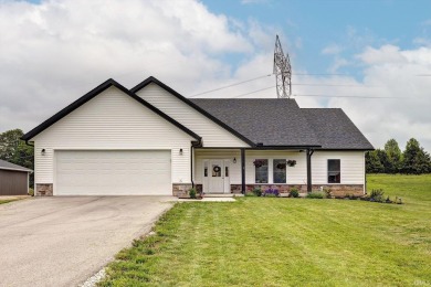 This like-new construction, 3 bedroom, 2 bathroom ranch is ready on Rolling Meadows Golf Course in Indiana - for sale on GolfHomes.com, golf home, golf lot