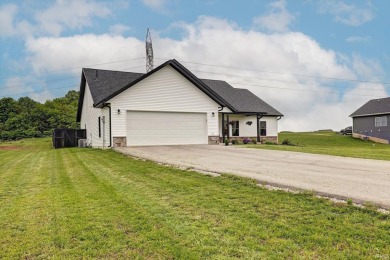 This like-new construction, 3 bedroom, 2 bathroom ranch is ready on Rolling Meadows Golf Course in Indiana - for sale on GolfHomes.com, golf home, golf lot