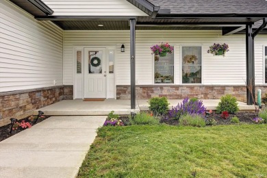 This like-new construction, 3 bedroom, 2 bathroom ranch is ready on Rolling Meadows Golf Course in Indiana - for sale on GolfHomes.com, golf home, golf lot