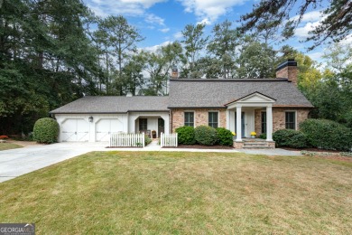 This exceptional home is nestled on a peaceful and private 1 on North Fulton Golf Course in Georgia - for sale on GolfHomes.com, golf home, golf lot