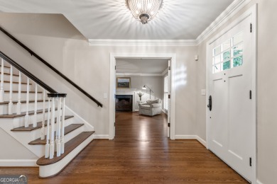 This exceptional home is nestled on a peaceful and private 1 on North Fulton Golf Course in Georgia - for sale on GolfHomes.com, golf home, golf lot