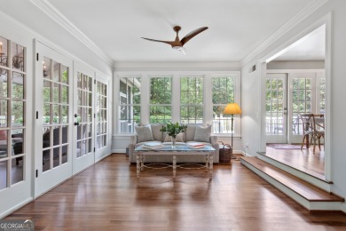 This exceptional home is nestled on a peaceful and private 1 on North Fulton Golf Course in Georgia - for sale on GolfHomes.com, golf home, golf lot