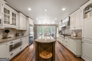 This exceptional home is nestled on a peaceful and private 1 on North Fulton Golf Course in Georgia - for sale on GolfHomes.com, golf home, golf lot