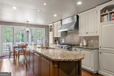 This exceptional home is nestled on a peaceful and private 1 on North Fulton Golf Course in Georgia - for sale on GolfHomes.com, golf home, golf lot