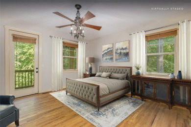 Tucked at the end of a quiet street beside a tranquil mountain on Bear Lake Golf Club in North Carolina - for sale on GolfHomes.com, golf home, golf lot