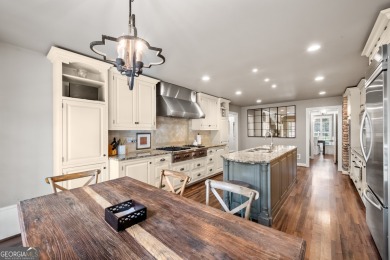 This exceptional home is nestled on a peaceful and private 1 on North Fulton Golf Course in Georgia - for sale on GolfHomes.com, golf home, golf lot